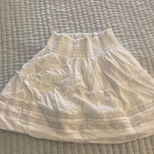 White HOLLISTER skirt XS